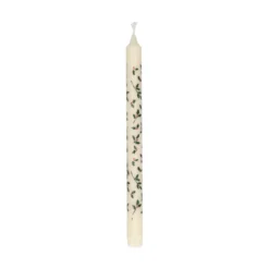 Adventskaars, hulst, Ø2,2 x 30 cm