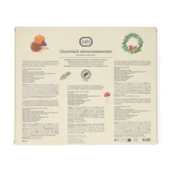 Adventskalender, chocolade, 209 gram