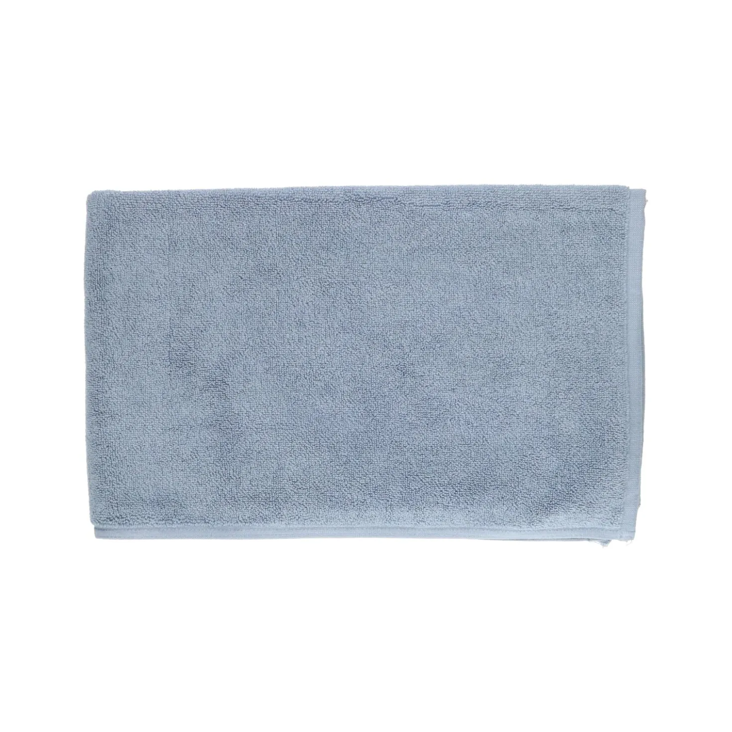 Badmat, gerecyclede katoen, lichtblauw, 50 x 80 cm