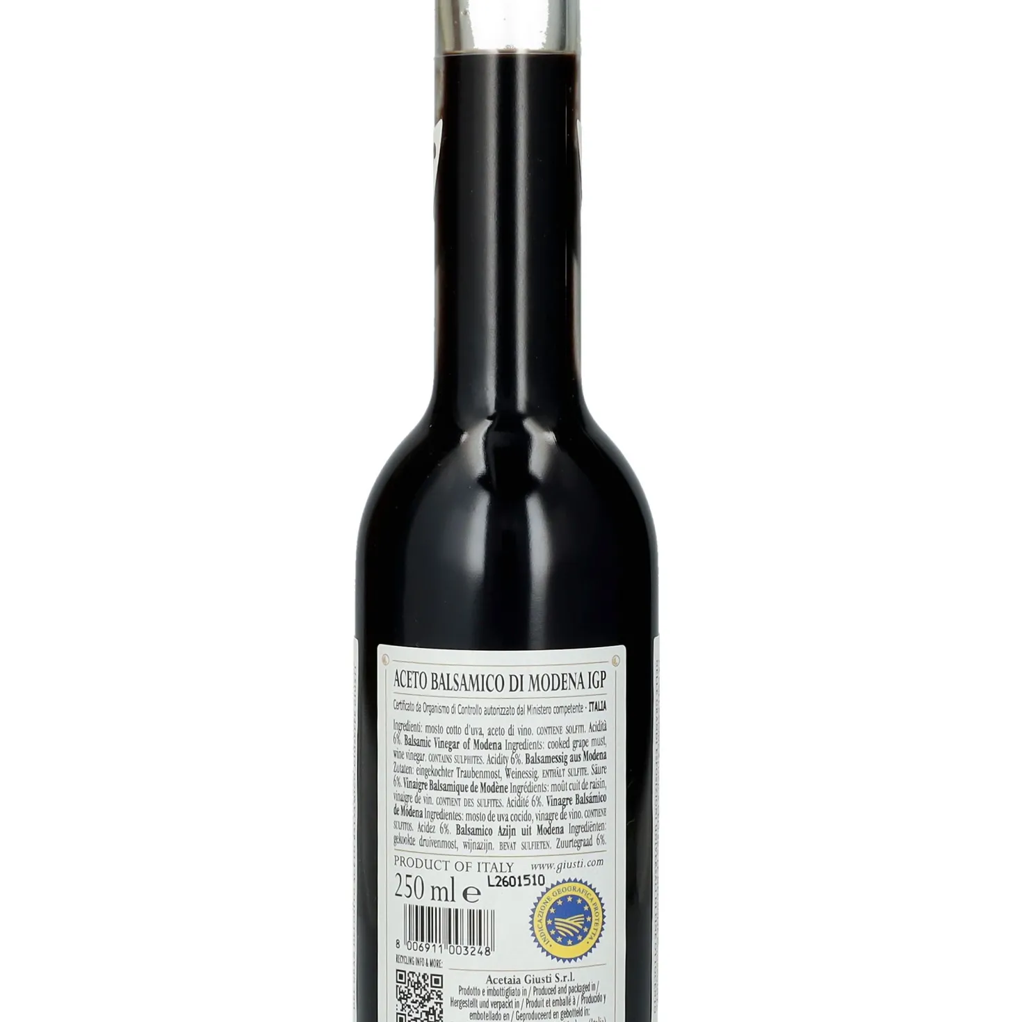 Balsamico azijn, 8 jaar gerijpt, 250 ml