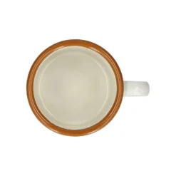 Beker met oor, emaille, specerijen, Ø8 cm