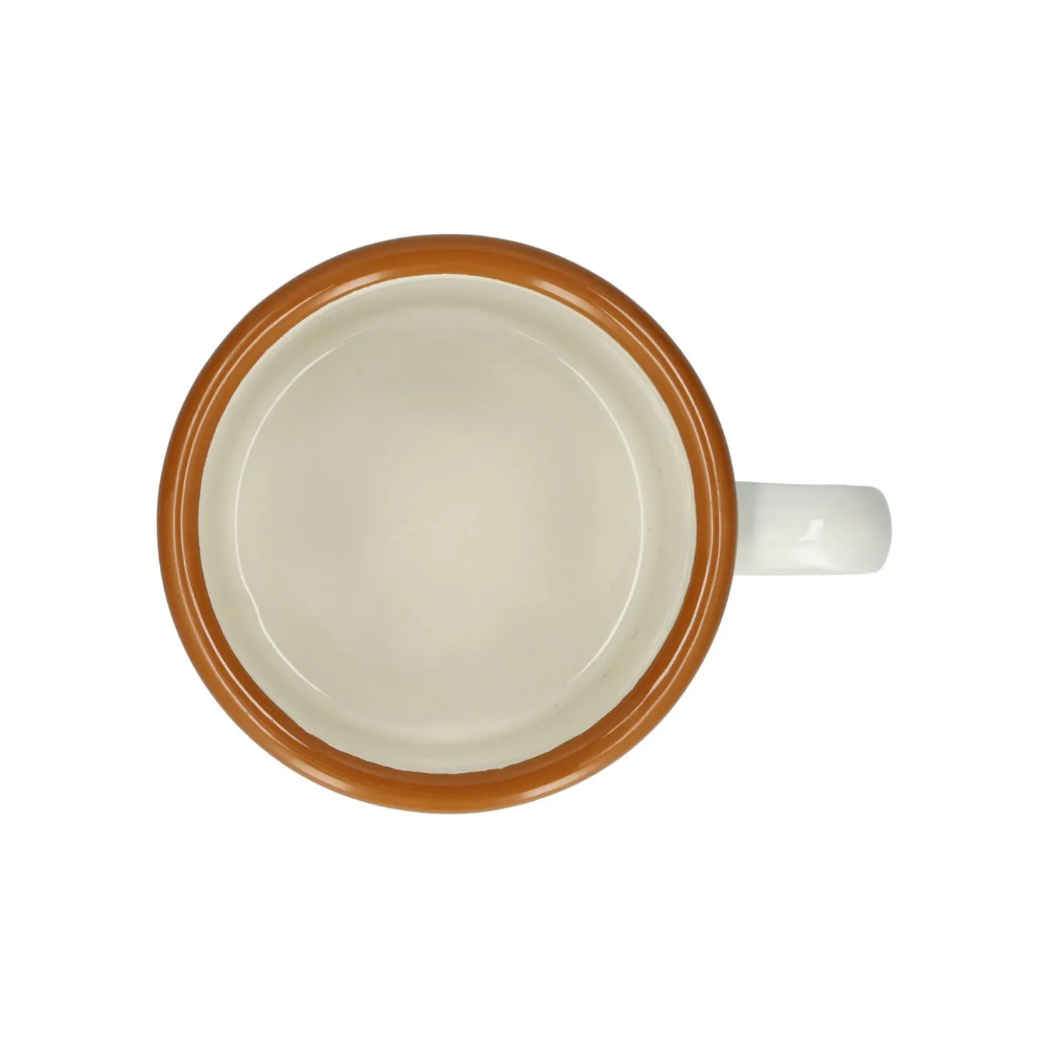 Beker met oor, emaille, specerijen, Ø8 cm