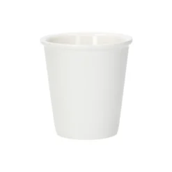 Beker met randje, porselein, Ø7 X 7,5 cm
