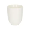 Beker, organisch, porselein, wit, Ø 8 cm