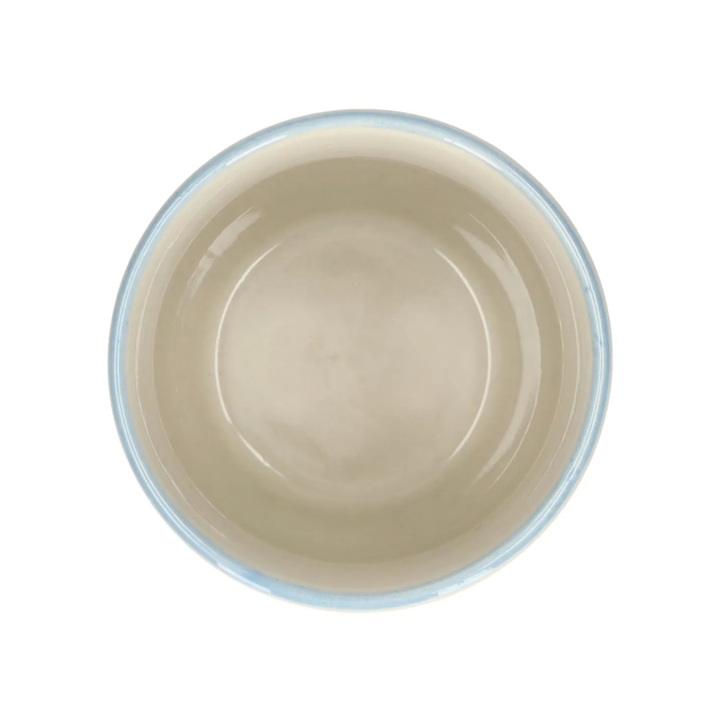 Beker, steengoed, blauwe tulp, Ø 7,5 cm
