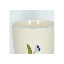 Beker, steengoed, blauwe tulp, Ø 7,5 cm
