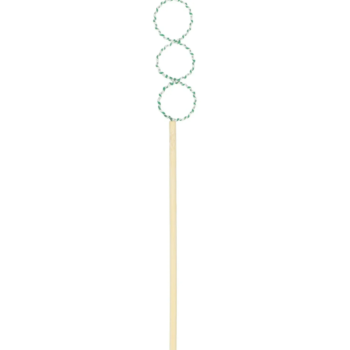 Bellenblaasstok, bamboe, groen