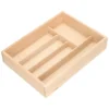 Bestekbak met 5 vakken, beukenhout, 34 x 24,5 cm