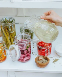 Beugelpot, glas, 1,4 l