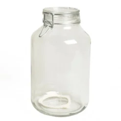 Beugelpot, glas, rond, 4 l