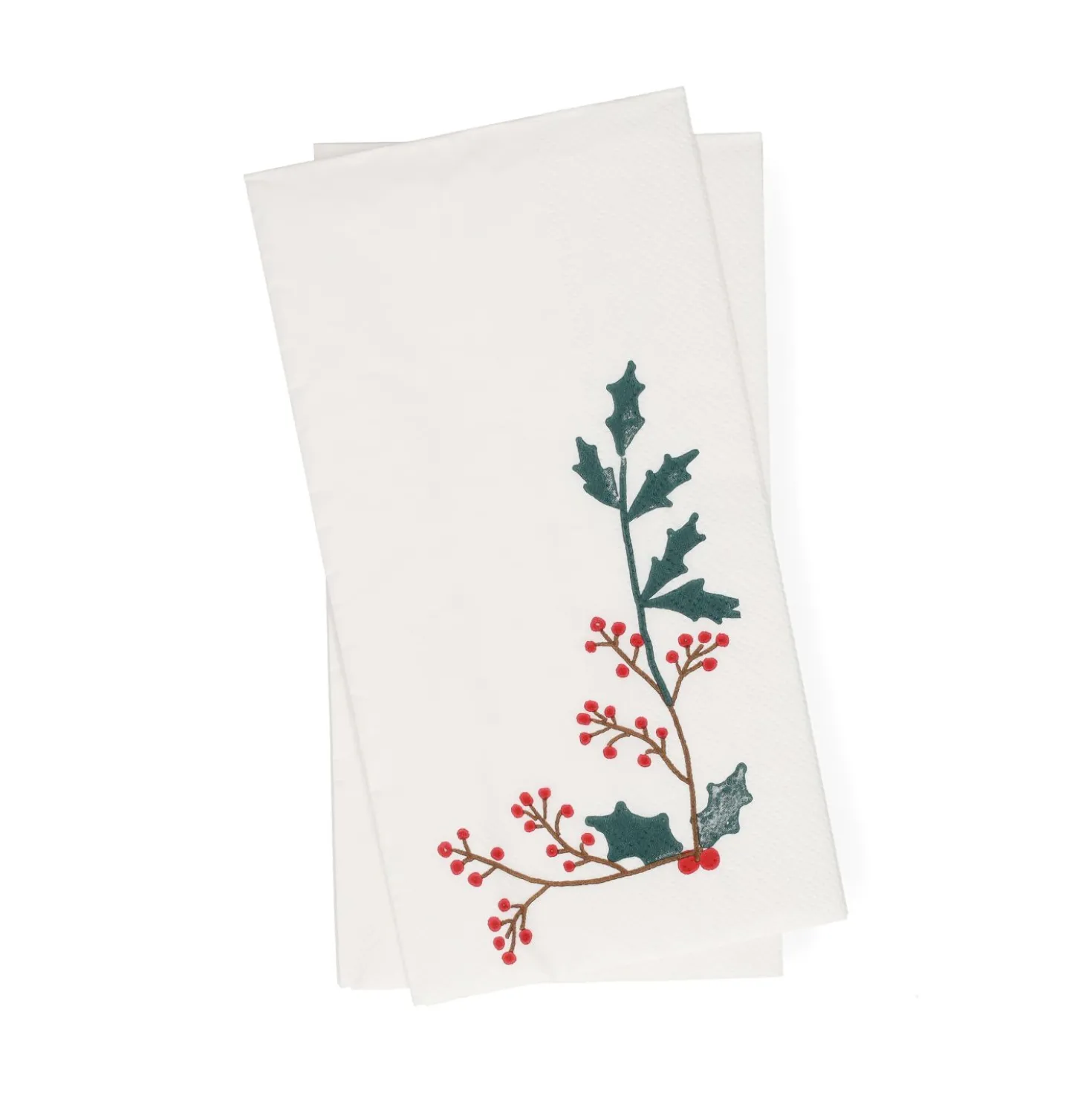 Bistro servetten, papier, hulst, 42 x 33 cm, 20 stuks
