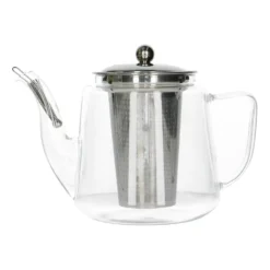 Blaadjesvanger/antidrup voor theepot, rvs