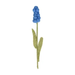 Blauw druifje, vilt, 22 cm