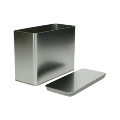 Blik voor crackers, tin, luchtdicht 14,5 x 8,5 x 19,5 cm