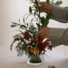 Bloemenprikker kenzan, metaal en rubber, Ø 6 cm