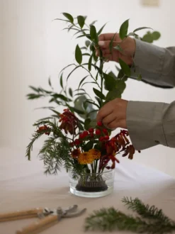 Bloemenprikker kenzan, metaal en rubber, Ø 6 cm