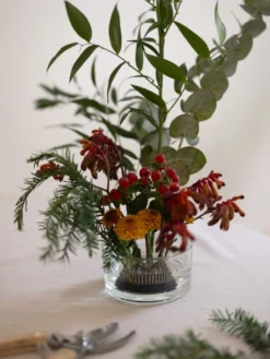 Bloemenprikker kenzan, metaal en rubber, Ø 6 cm