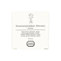Bloemenprikker kenzan, metaal en rubber, Ø 6 cm