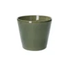 Bloempot, aardewerk, donkergroen, Ø 15,5 cm