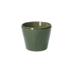 Bloempot, aardewerk, donkergroen, Ø 11,5 cm