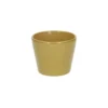 Bloempot, aardewerk, geel, Ø 12 cm