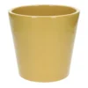 Bloempot, aardewerk, geel, Ø 20 cm