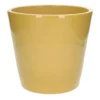 Bloempot, aardewerk, geel, Ø 25 cm