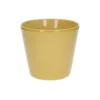 Bloempot, aardewerk, geel, Ø 17,5 cm