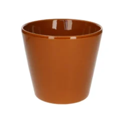 Bloempot, aardewerk, terracotta kleur, Ø17,5 cm