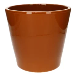 Bloempot, aardewerk, terracotta kleur, Ø25 cm