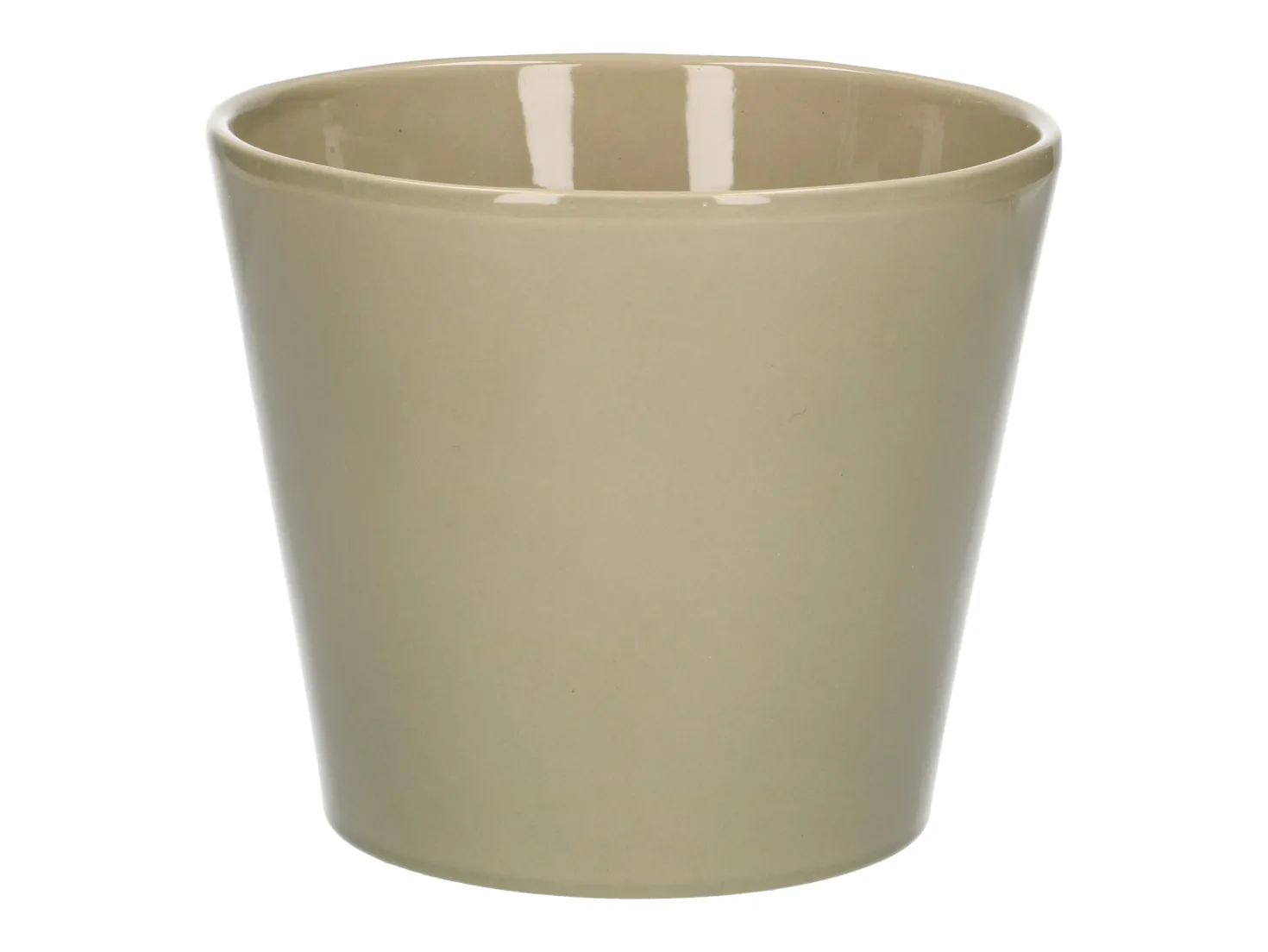Bloempot, aardewerk, zachtgroen, Ø 15,5 cm