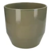 Bloempot, aardewerk, zachtgroen, Ø 23 cm