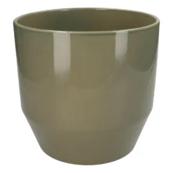 Bloempot, aardewerk, zachtgroen, Ø 23 cm