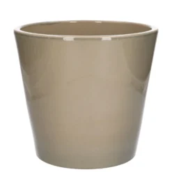 Bloempot, aardewerk, zachtgroen, Ø 24 cm