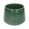 Bloempot 'Juul', aardewerk, groen, Ø 17 cm
