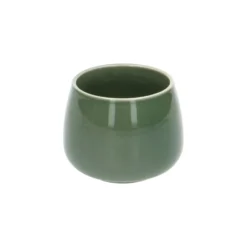 Bloempot 'Juul', aardewerk, groen, Ø 9,5 cm