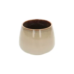 Bloempot 'Juul', aardewerk, zand, Ø 9,5 cm