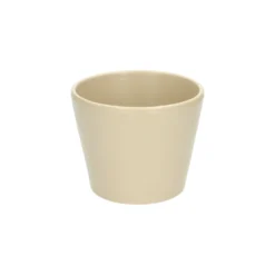 Bloempot, kiezelgrijs, Ø12 cm, aardewerk