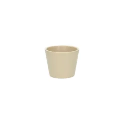 Bloempot, kiezelgrijs, Ø7 cm, aardewerk