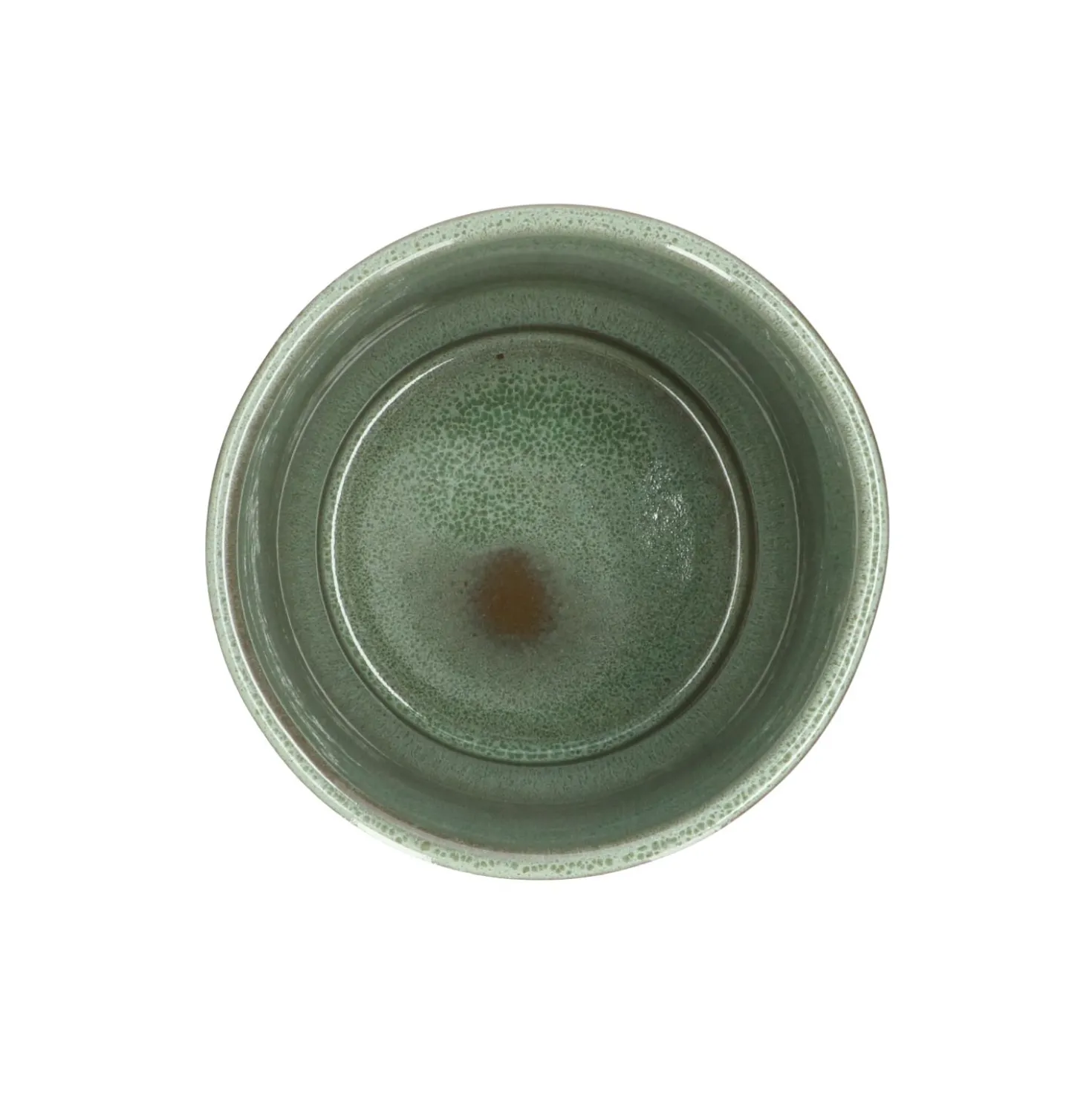 Bloempot 'Mara', aardewerk, groen Ø 16