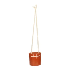 Bloempot met ophangkoord, terracotta, Ø 11 cm