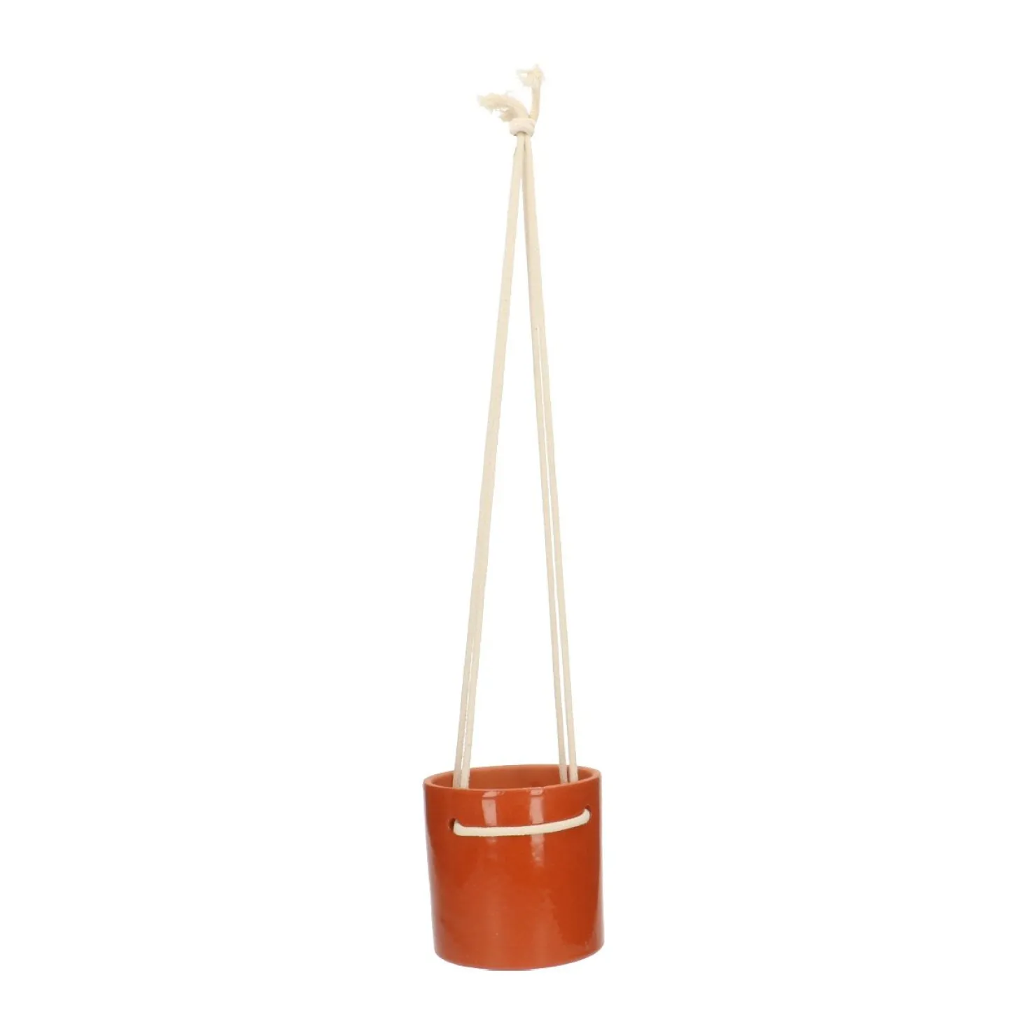 Bloempot met ophangkoord, terracotta, Ø 11 cm
