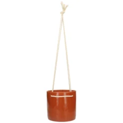 Bloempot met ophangkoord, terracotta, Ø 15,5 cm