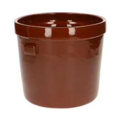 Bloempot 'Prado', aardewerk, terracotta Ø 21