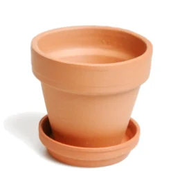 Bloempotschotel, terracotta, Ø 17 cm