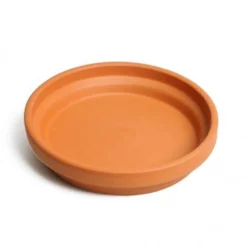 Bloempotschotel, terracotta, Ø 17 cm