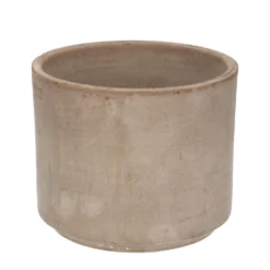 Bloempot, terracotta, grijs, Ø 20 cm