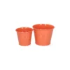 Bloempot, zink, abrikoos, Ø11 cm