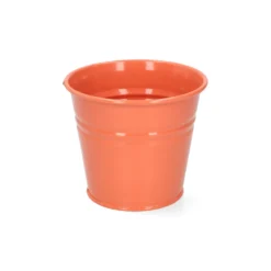 Bloempot, zink, abrikoos, Ø11 cm