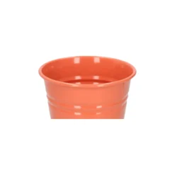 Bloempot, zink, abrikoos, Ø11 cm